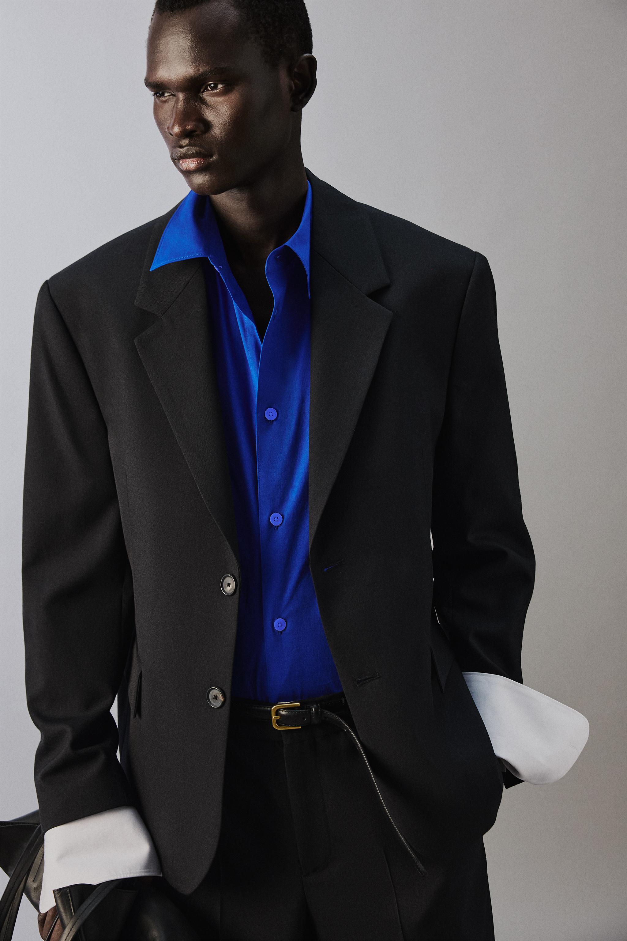 100% WOOL SUIT BLAZER